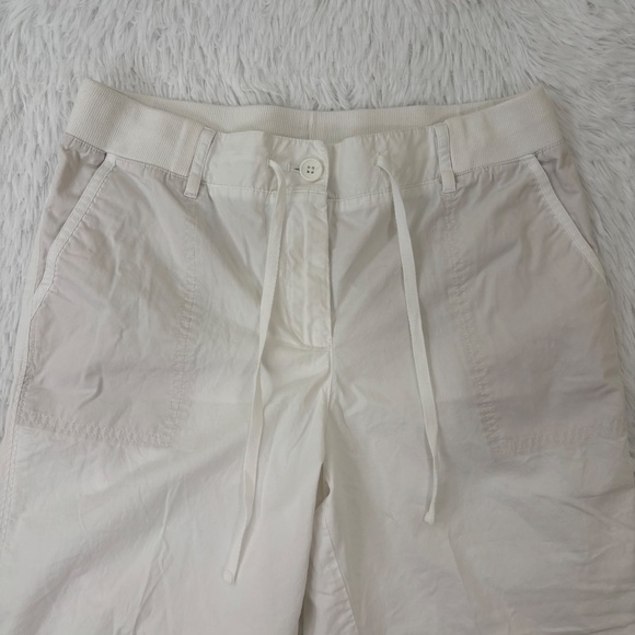 Talbots White Cargo Style Ankle Pants Size‎ 8 - Picture 3 of 8